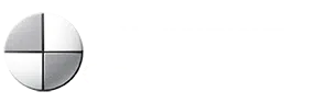 Minimalist logo with circular elements